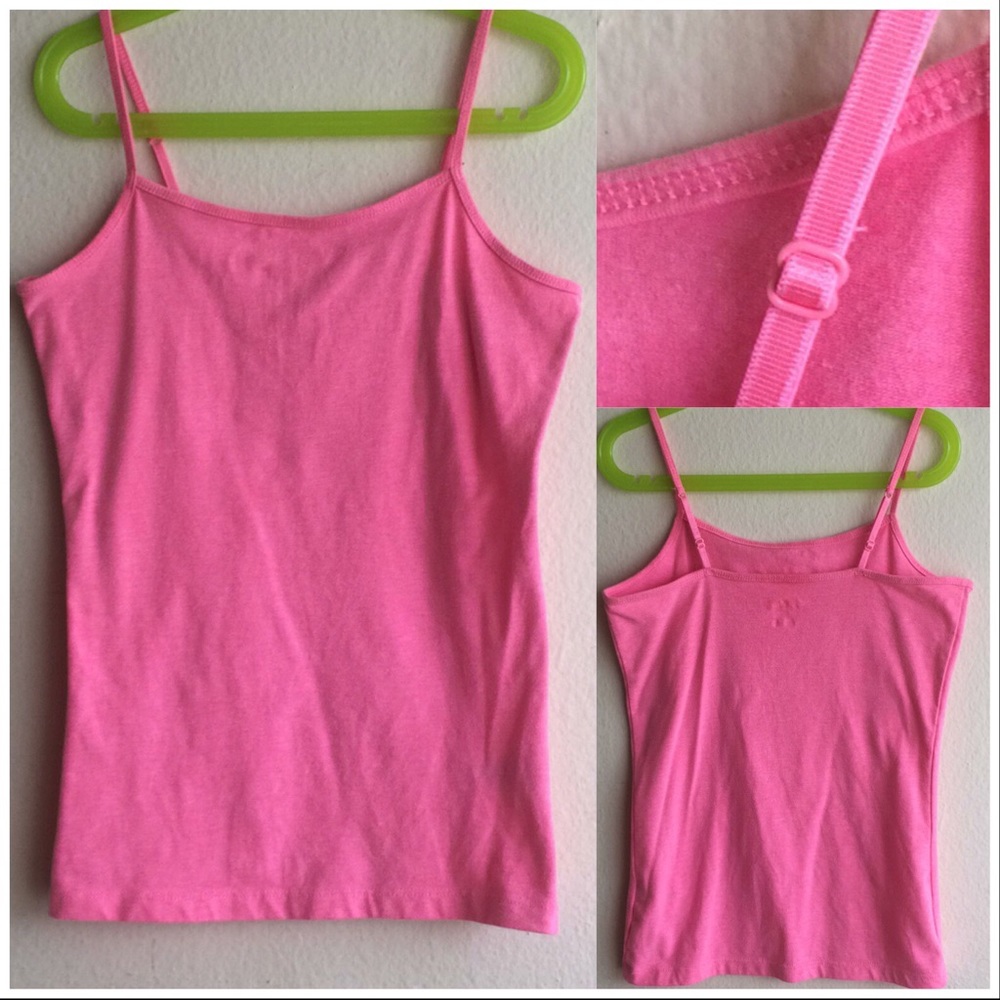 Cat & Jack Pink Strappy Cami (girls)